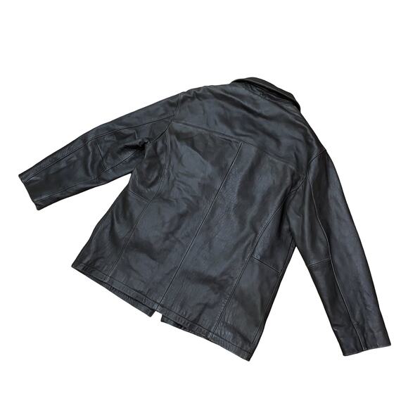 Leatherman Brown Genuine Leather Jacket Coat Size M - Picture 3 of 12